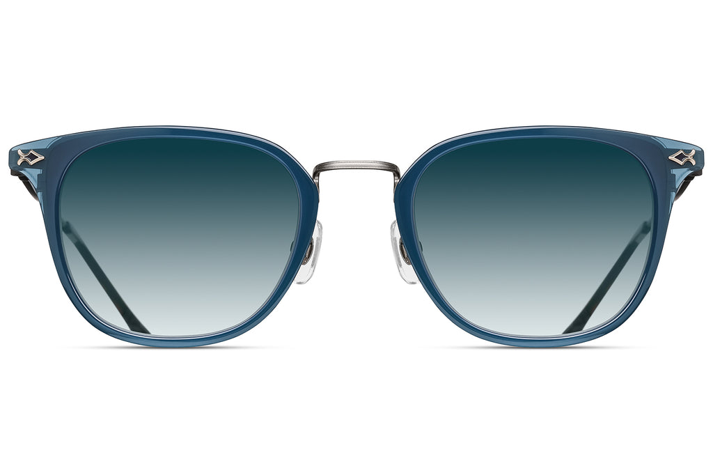 Matsuda - M3113 Sunglasses Navy - Antique Silver